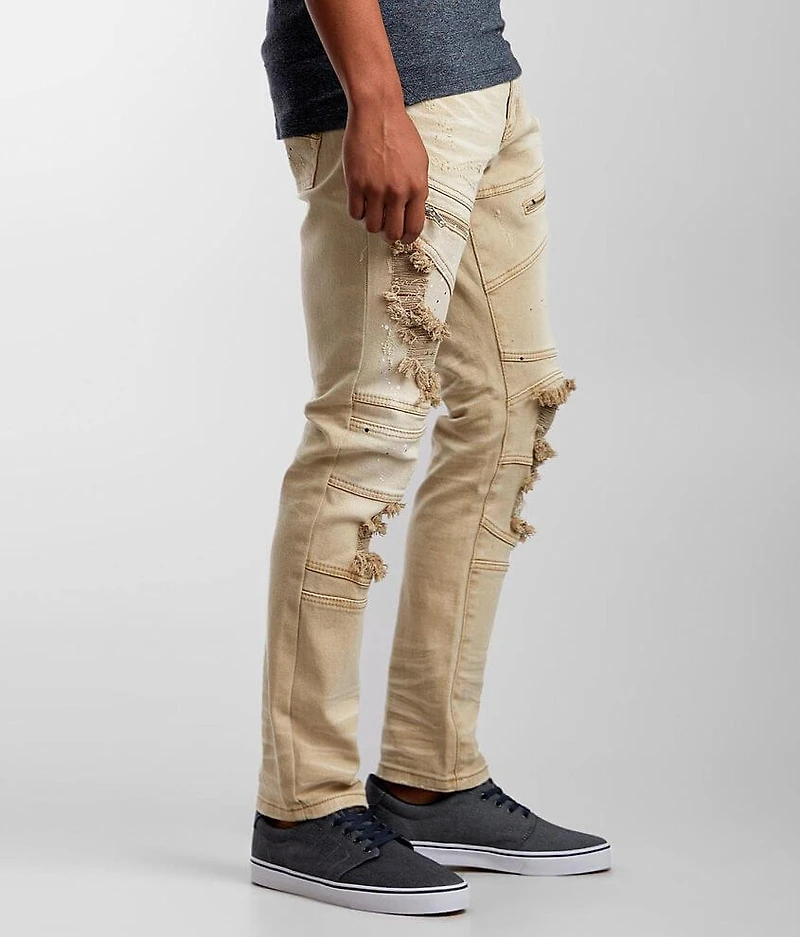 Wheat Washed Skinny Stretch Jean