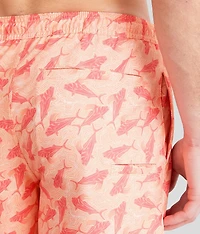 Rooster Wake Volley Stretch Swim Trunks
