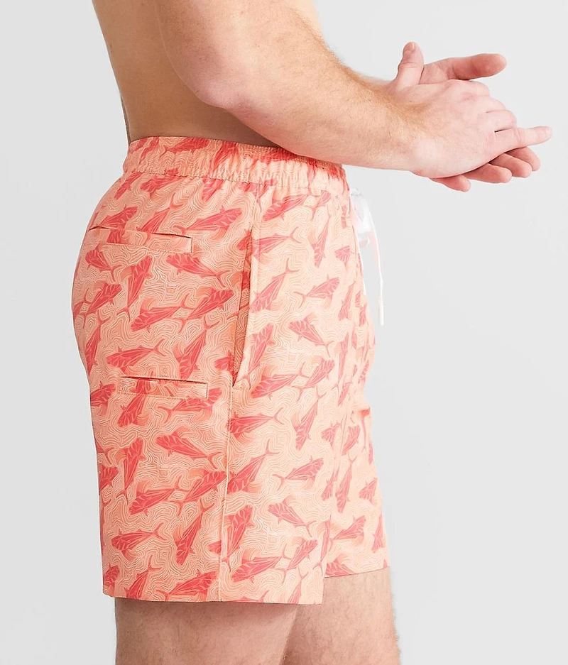 Rooster Wake Volley Stretch Swim Trunks