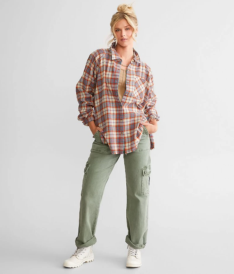 Oversized Flannel Shirt