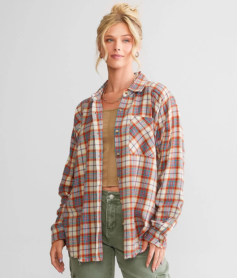 Oversized Flannel Shirt