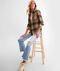 Washed Flannel Shirt