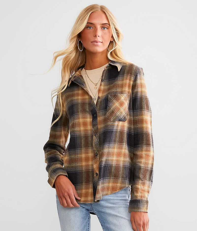 Washed Flannel Shirt