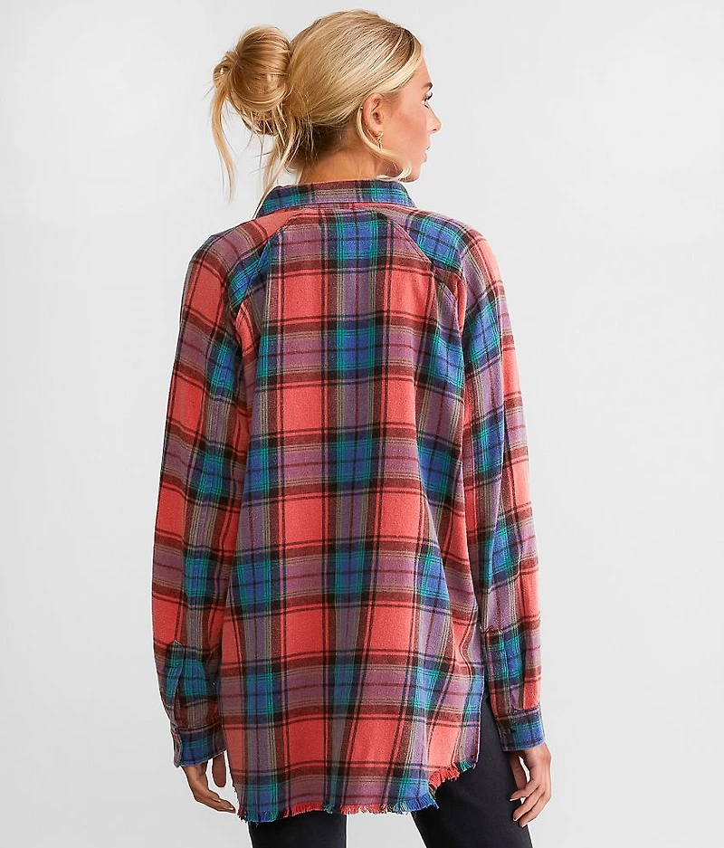 Plaid Boyfriend Flannel Shirt