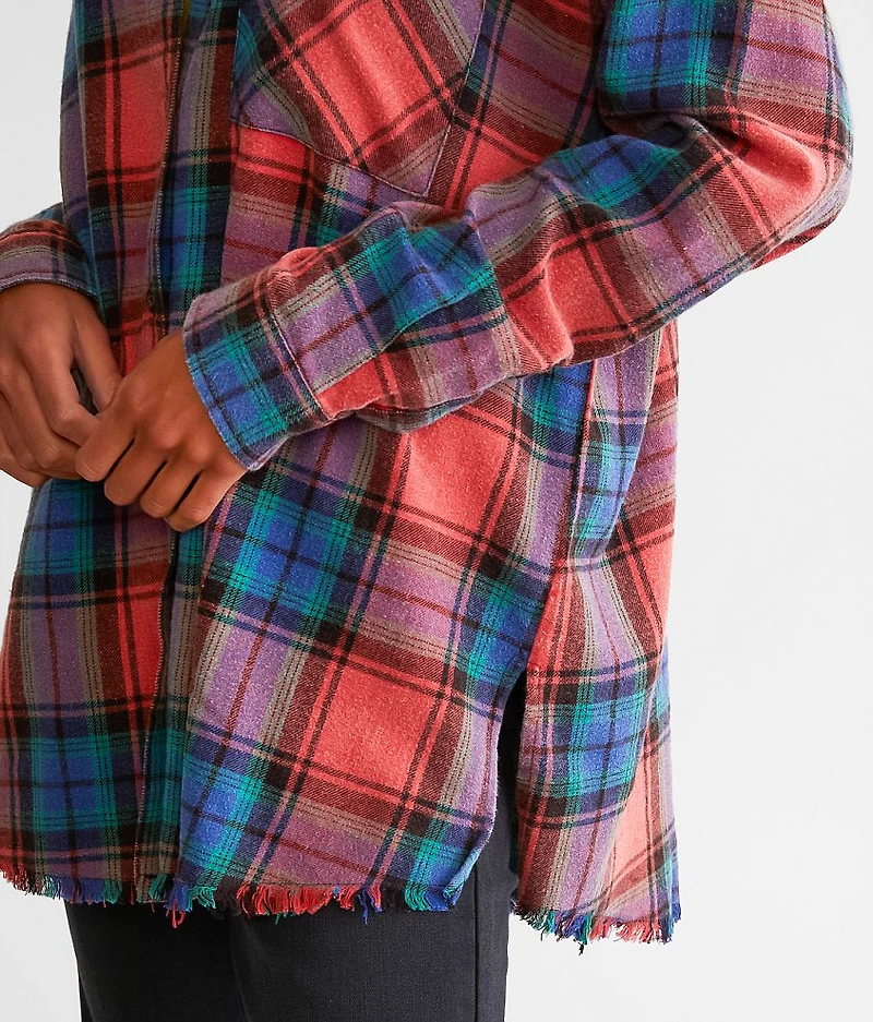 Plaid Boyfriend Flannel Shirt