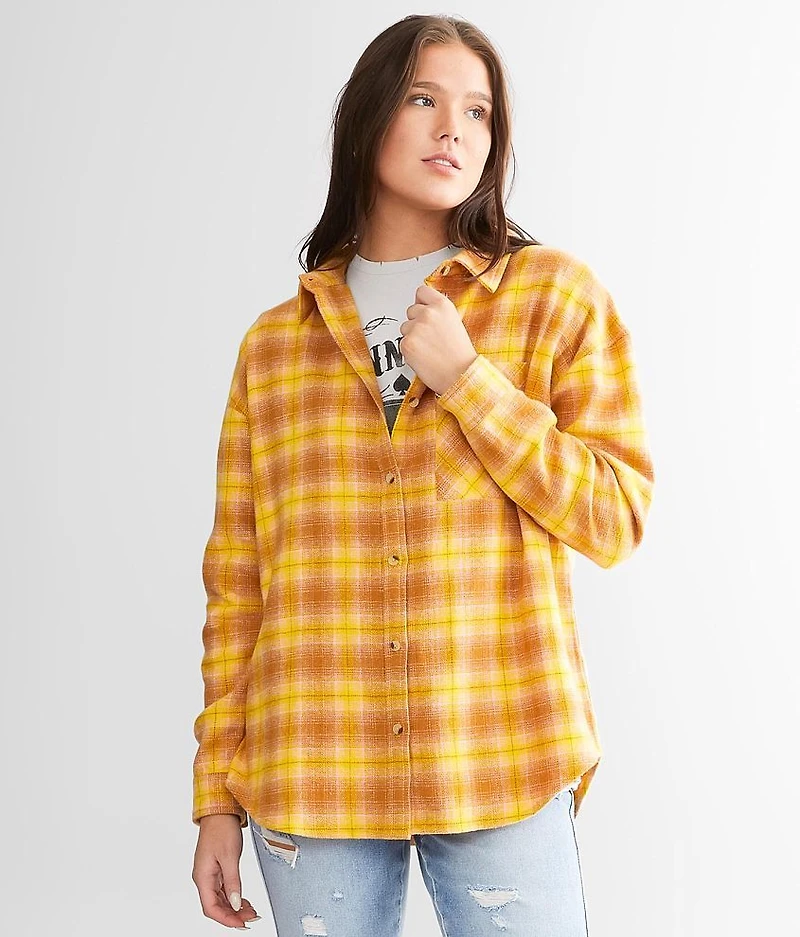 Oversized Boyfriend Flannel Shirt