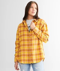 Oversized Boyfriend Flannel Shirt