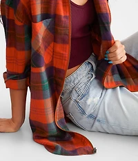 Plaid Boyfriend Flannel Shirt