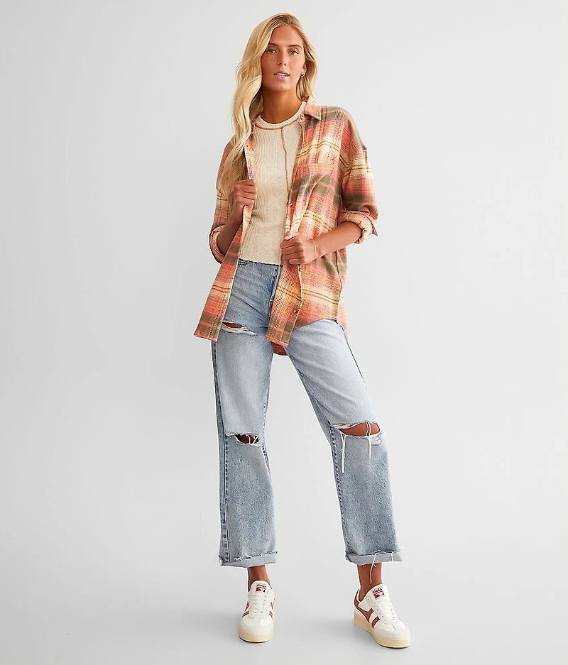 Plaid Boyfriend Shirt