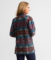 Aztec Print Boyfriend Shirt