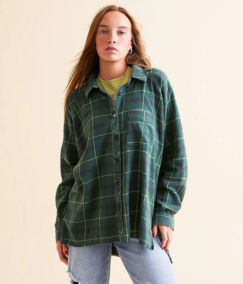 Washed Flannel Shirt
