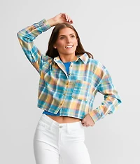 Plaid Cropped Shirt