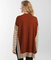 Mock Neck Tunic Sweater