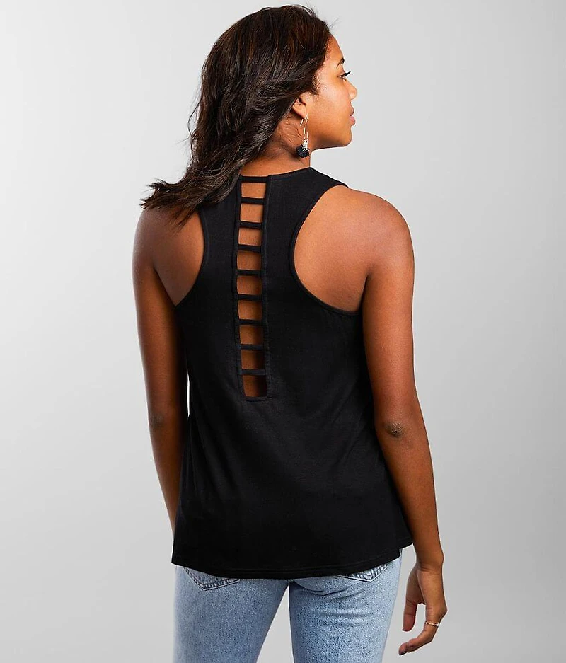 Rhinestone Ladder Tank Top