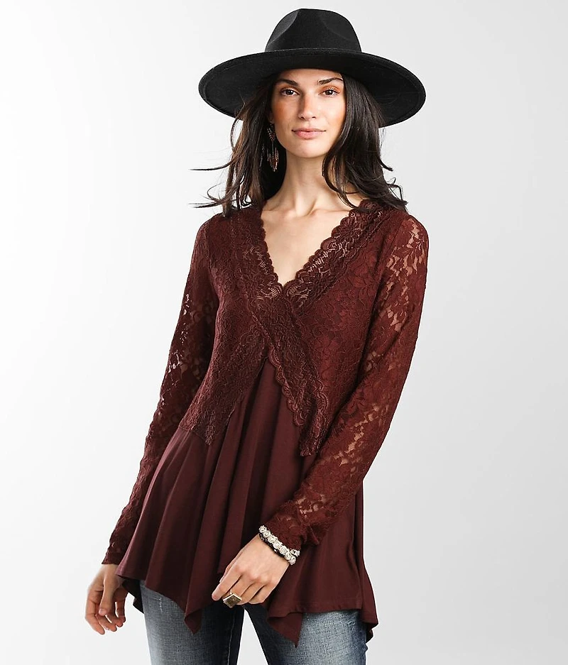 Lace Knit Top