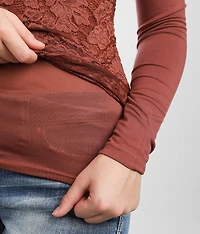 Lace Applique Top