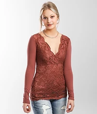 Lace Applique Top
