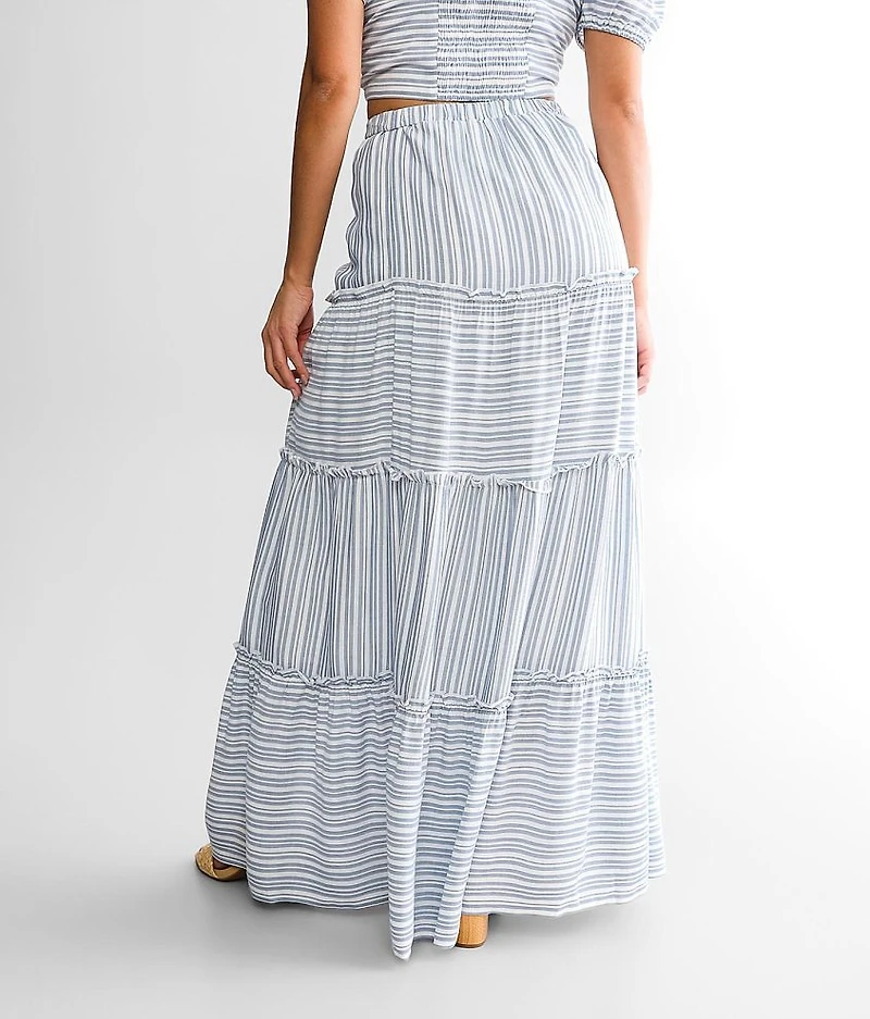 Tiered Maxi Skirt