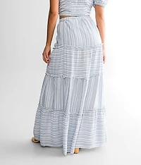 Tiered Maxi Skirt