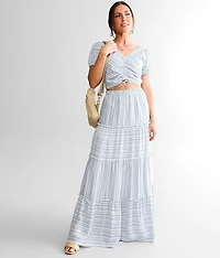 Tiered Maxi Skirt
