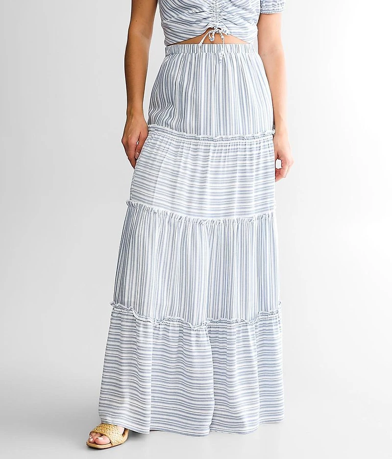 Tiered Maxi Skirt