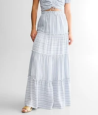 Tiered Maxi Skirt