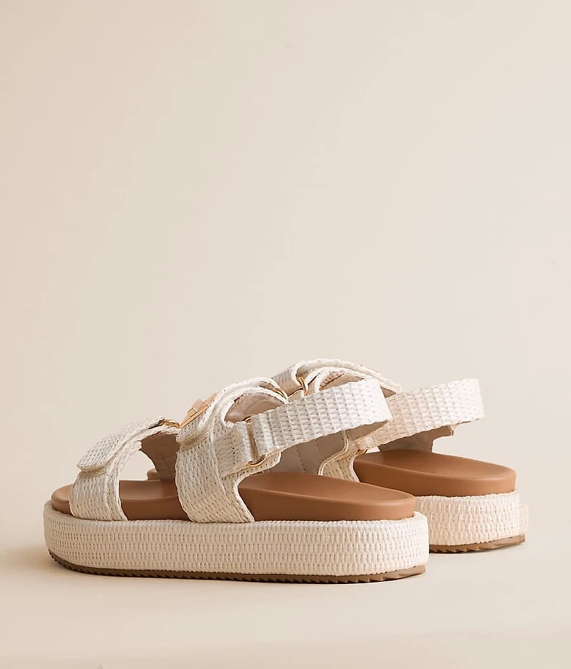 Abiggail Raffia Flatform Sandal