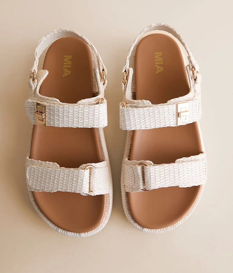 Abiggail Raffia Flatform Sandal