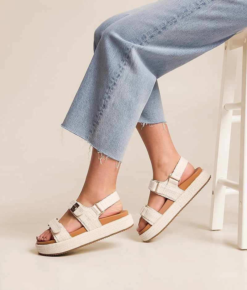 Abiggail Raffia Flatform Sandal