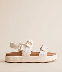 Abiggail Raffia Flatform Sandal