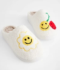 Cozi Smiley Flower & Cherries Slipper