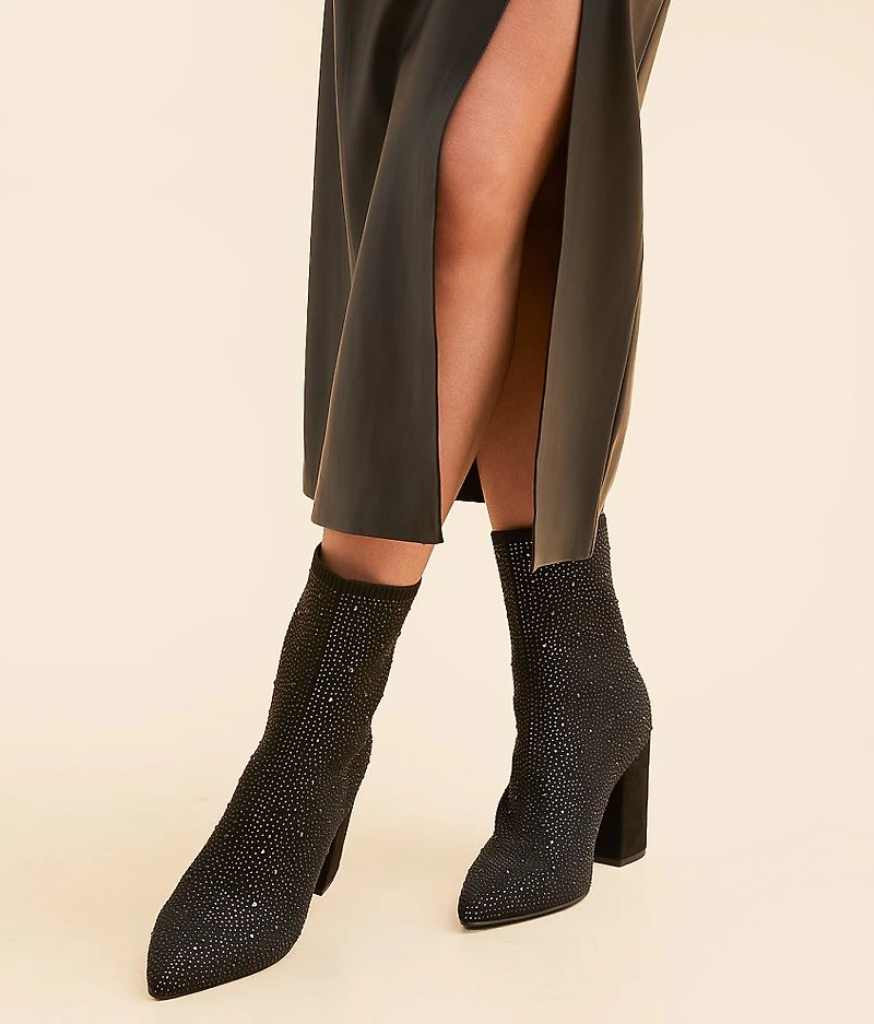 Magdalena Rhinestone Ankle Boot