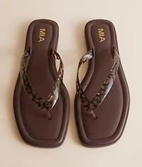 Alexiss Leopard Print Flip Flop