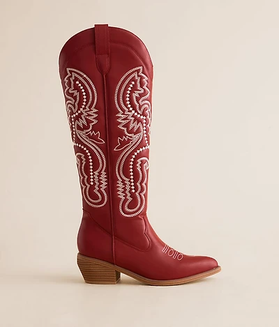 Sanddie Embroidered Western Boot