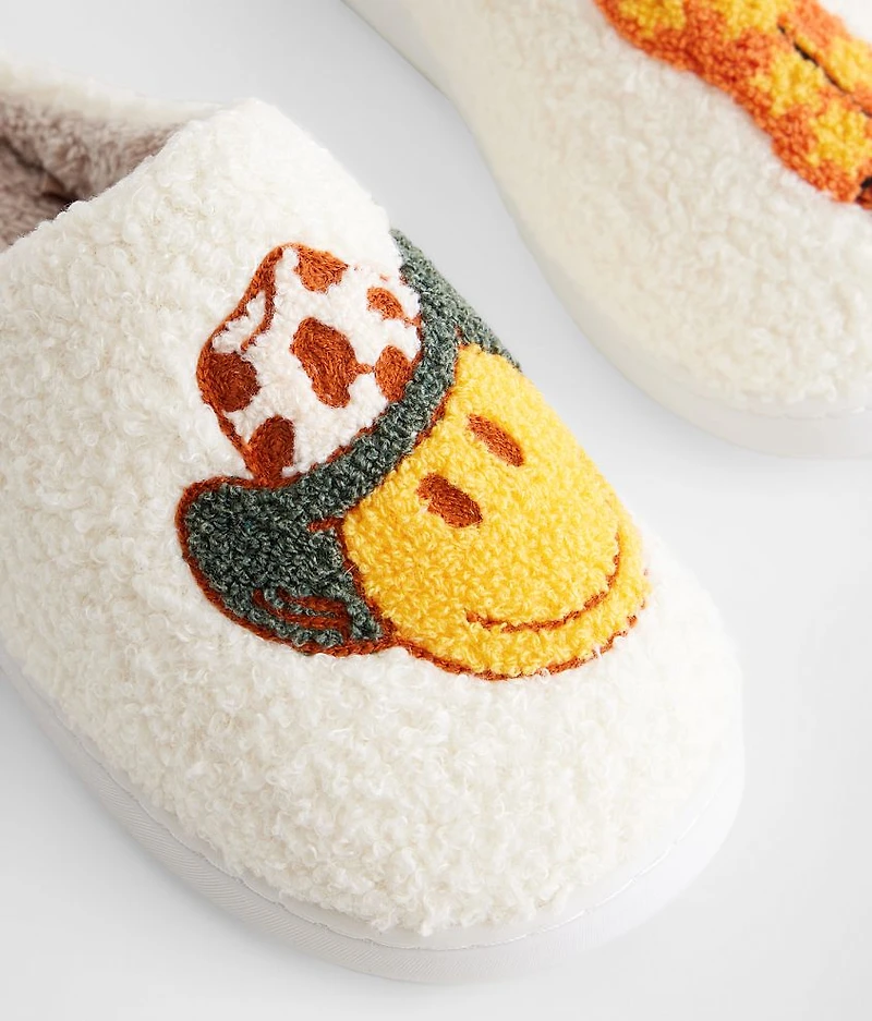 Cozi Smiley Western Slipper