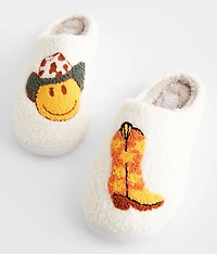 Cozi Smiley Western Slipper