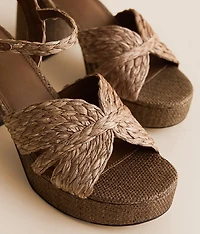 Romani Raffia Heeled Sandal
