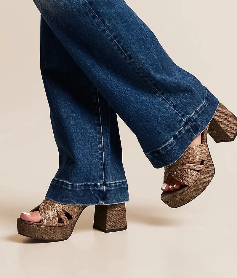 Romani Raffia Heeled Sandal