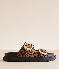 Genn Leopard Print Sandal