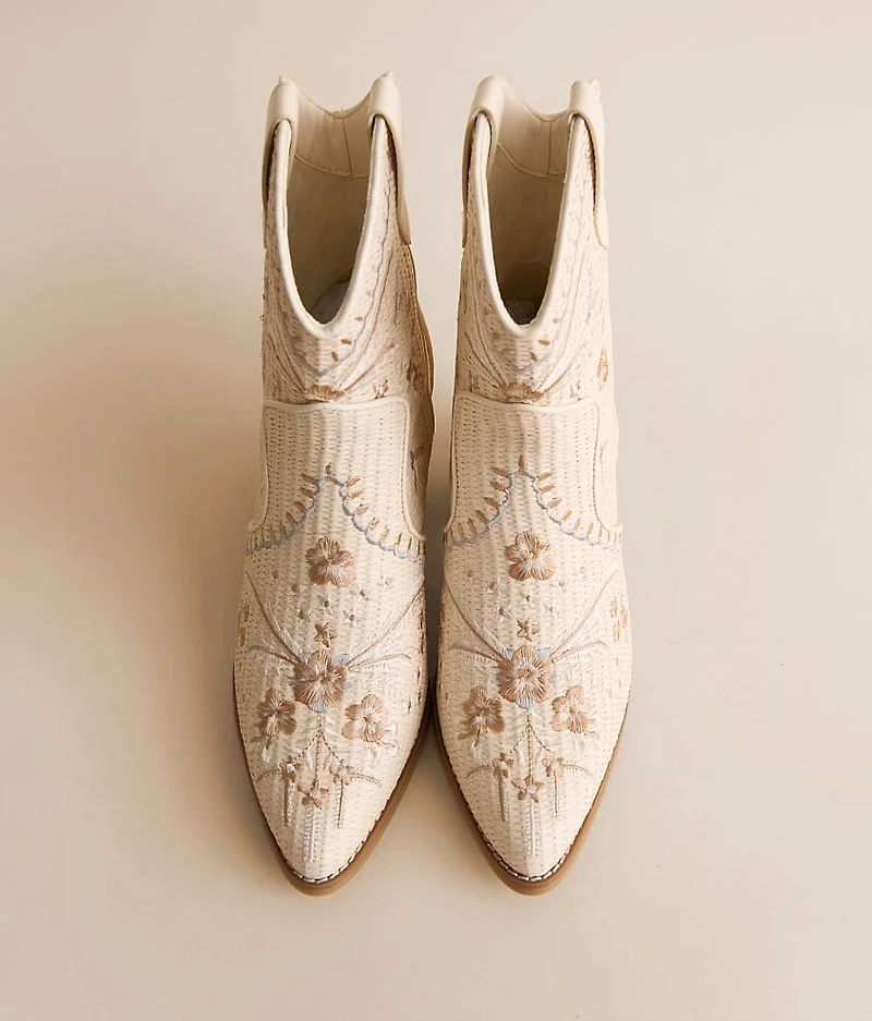 Bettsie Floral Raffia Anle Boot