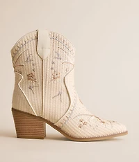 Bettsie Floral Raffia Anle Boot