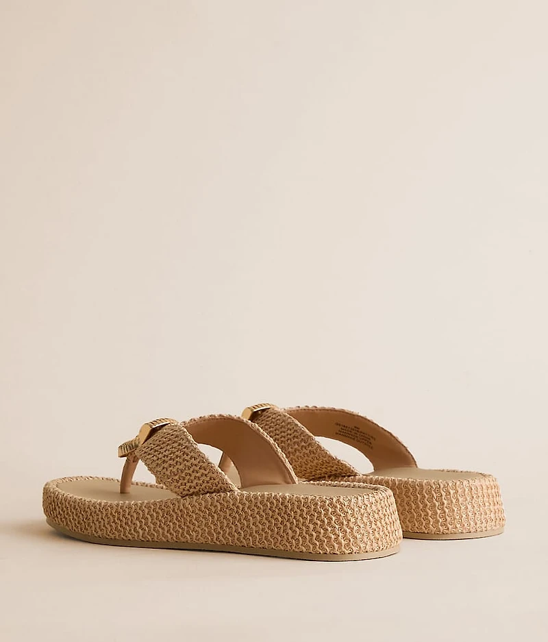 Pattiee Raffia Flip Flop