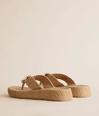Pattiee Raffia Flip Flop