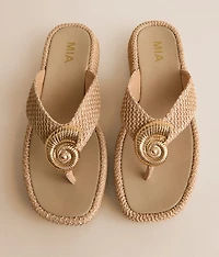 Pattiee Raffia Flip Flop