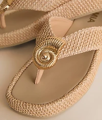 Pattiee Raffia Flip Flop