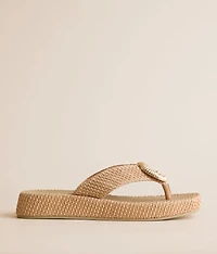 Pattiee Raffia Flip Flop