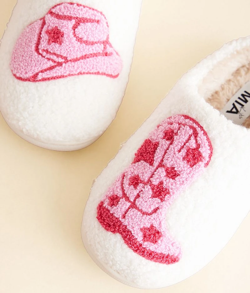 Girls - Little Cozi Western Slipper