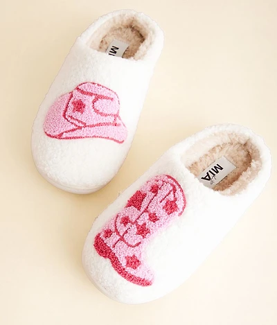 Girls - Little Cozi Western Slipper
