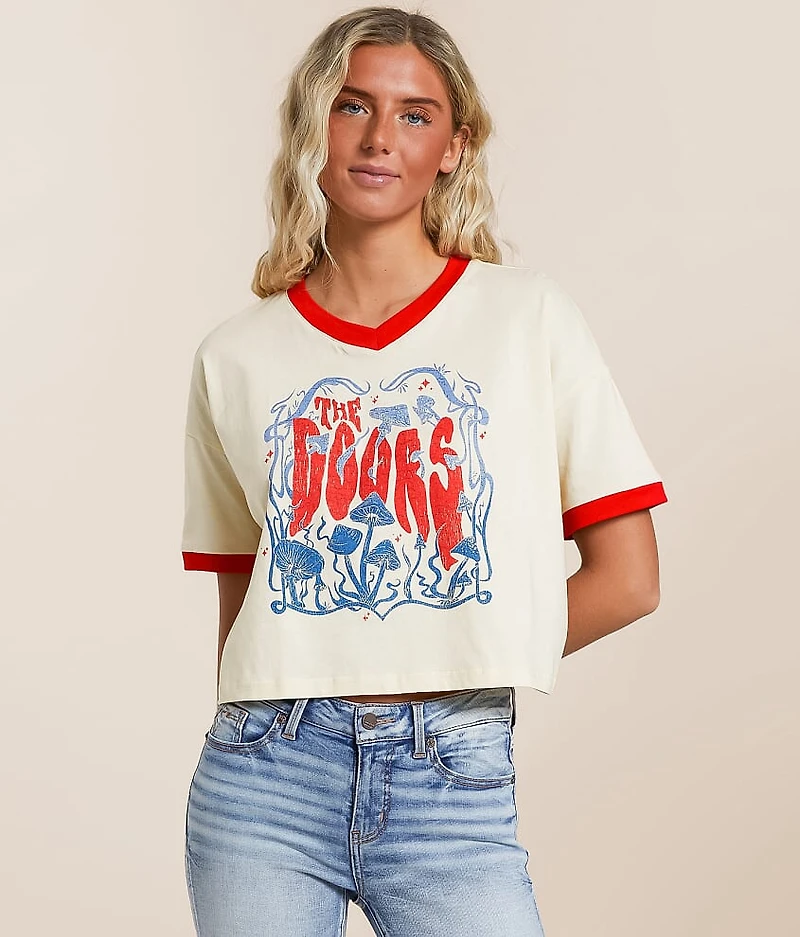 The Doors Cropped Band T-Shirt
