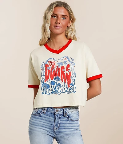 The Doors Cropped Band T-Shirt